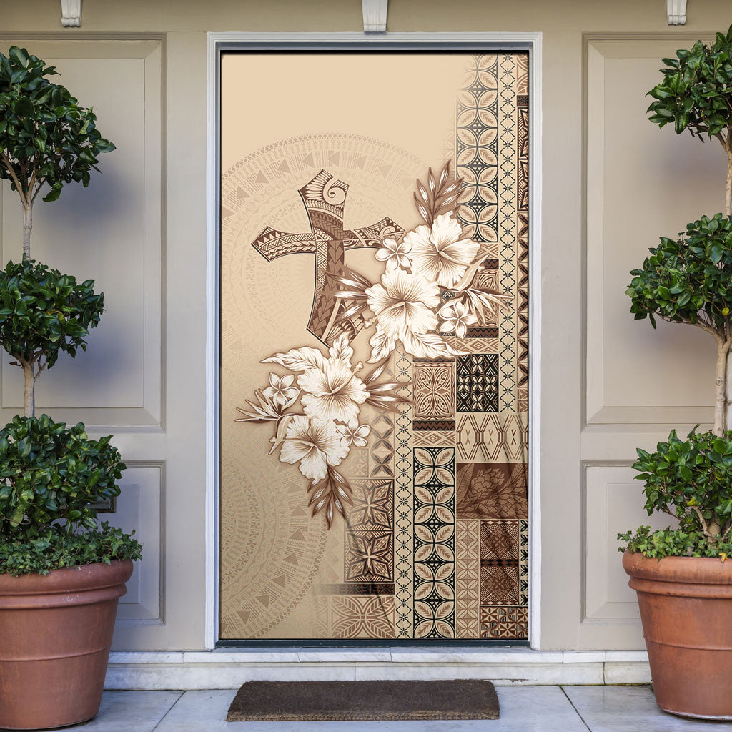 Samoa AIGA Mamanu Siapo Malu Motifs Door Cover