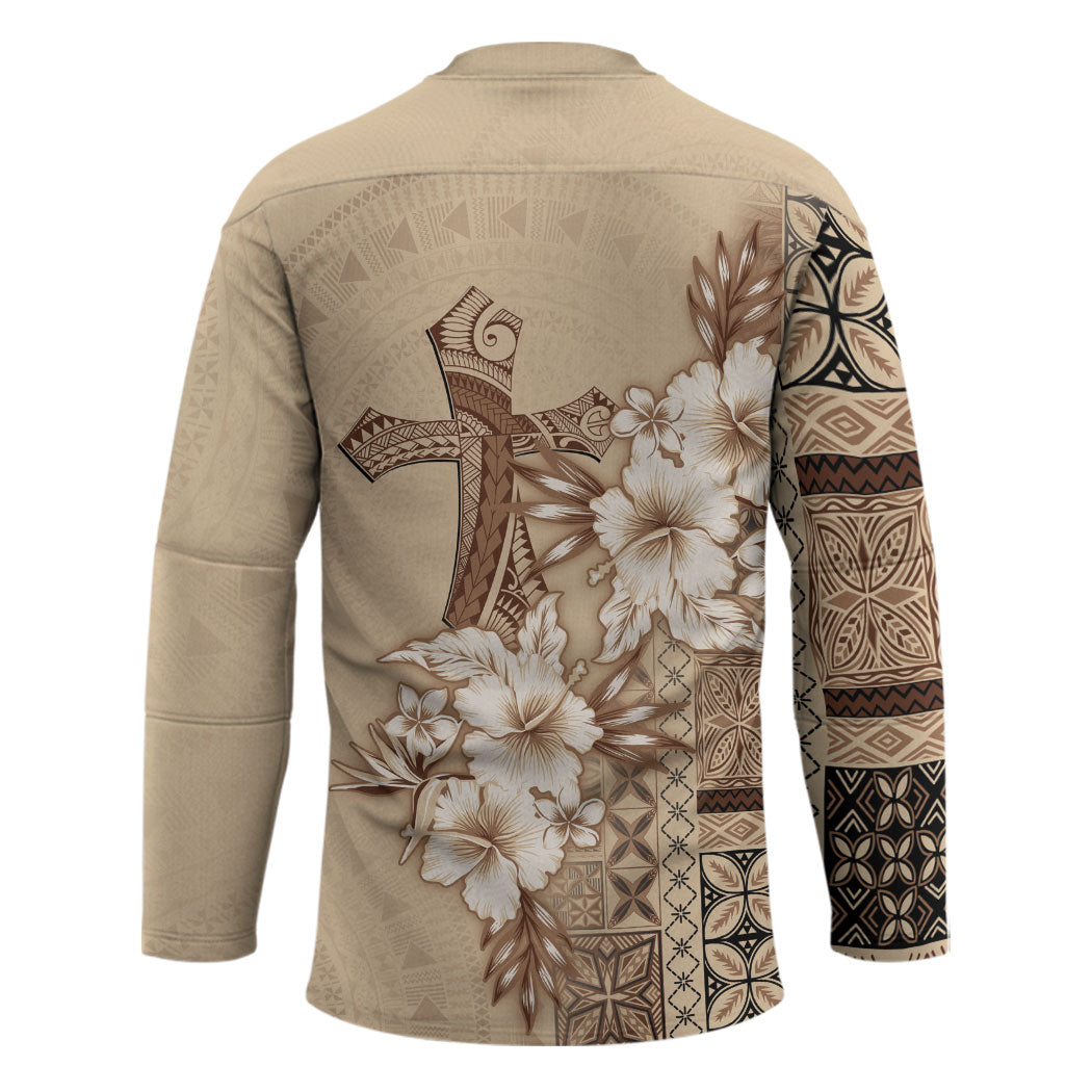 Samoa AIGA Mamanu Siapo Malu Motifs Hockey Jersey