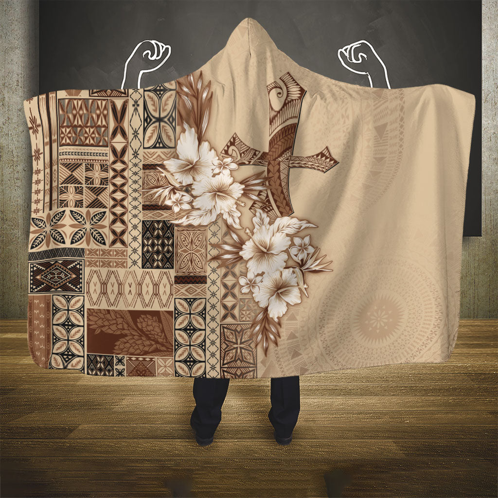 Samoa AIGA Mamanu Siapo Malu Motifs Hooded Blanket