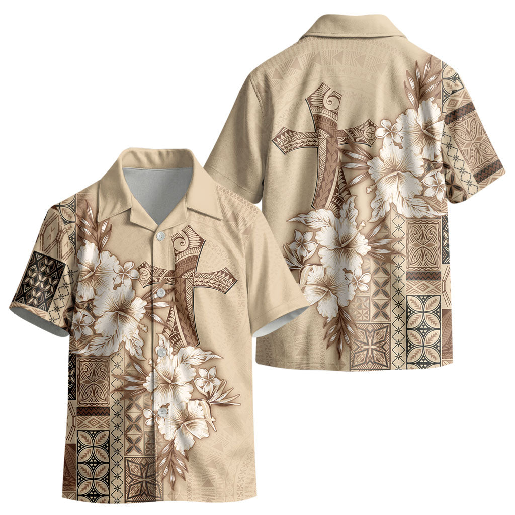 Samoa AIGA Mamanu Siapo Malu Motifs Kid Hawaiian Shirt