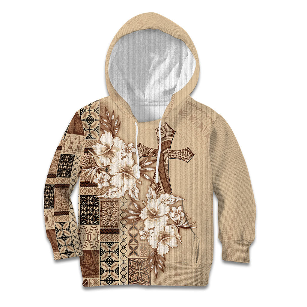 Samoa AIGA Mamanu Siapo Malu Motifs Kid Hoodie