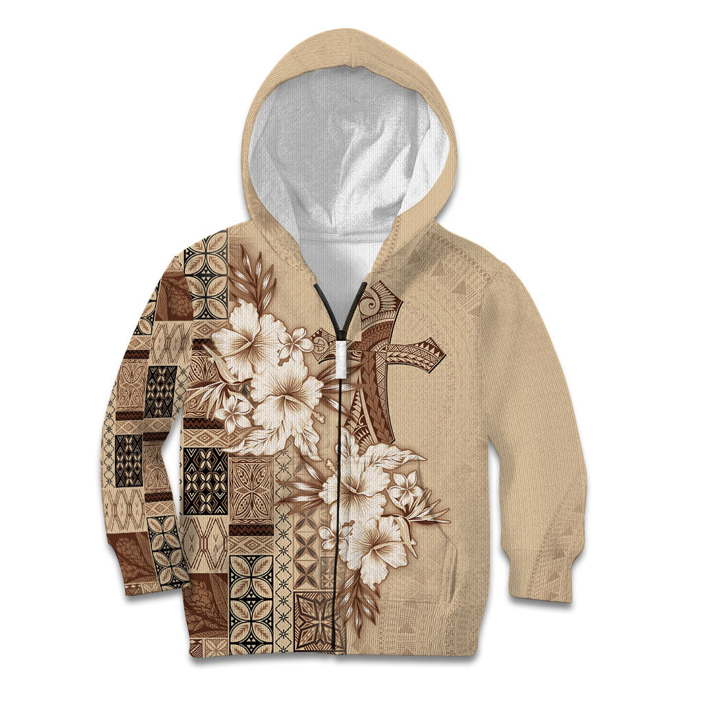 Samoa AIGA Mamanu Siapo Malu Motifs Kid Hoodie