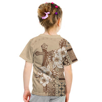 Samoa AIGA Mamanu Siapo Malu Motifs Kid T Shirt