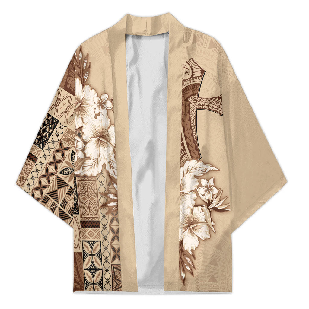 Samoa AIGA Mamanu Siapo Malu Motifs Kimono