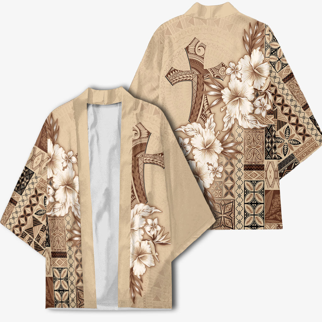 Samoa AIGA Mamanu Siapo Malu Motifs Kimono