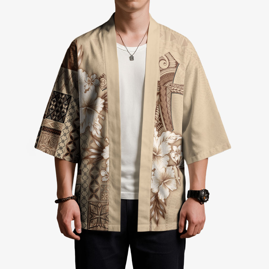 Samoa AIGA Mamanu Siapo Malu Motifs Kimono