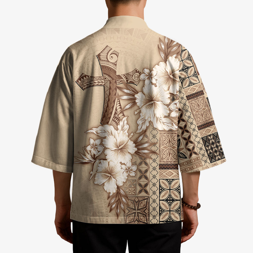 Samoa AIGA Mamanu Siapo Malu Motifs Kimono
