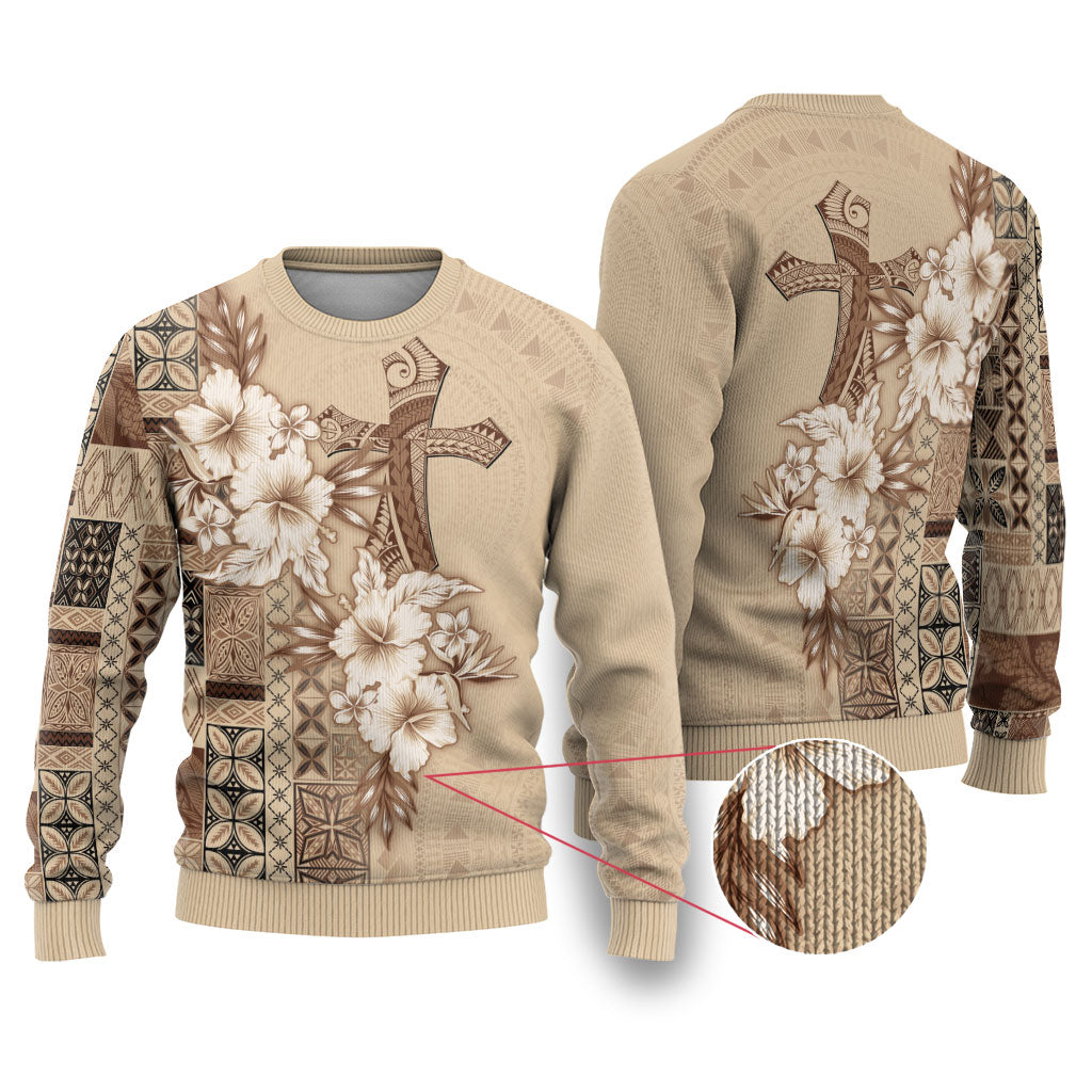 Samoa AIGA Mamanu Siapo Malu Motifs Ugly Christmas Sweater