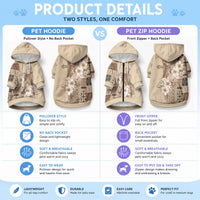 Samoa AIGA Mamanu Siapo Malu Motifs Pet Hoodie