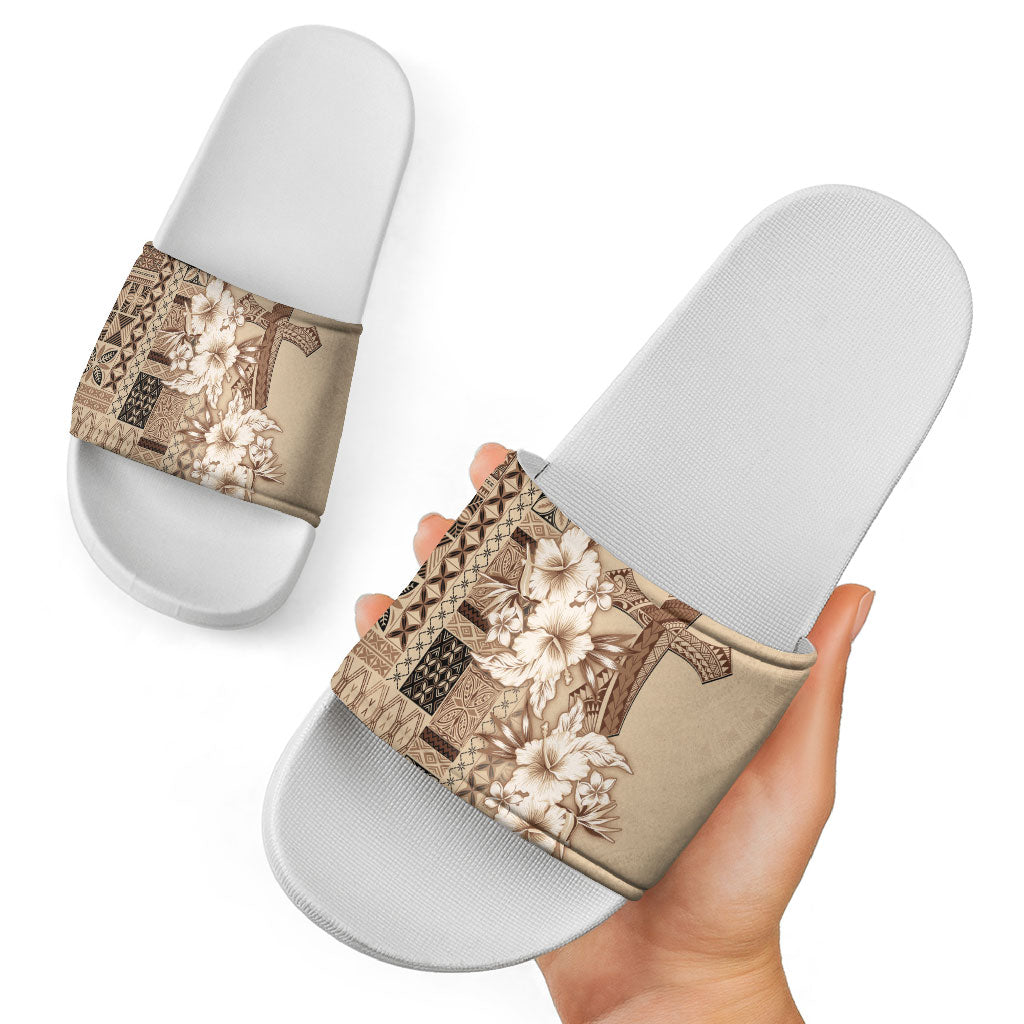 Samoa AIGA Mamanu Siapo Malu Motifs Slide Sandals