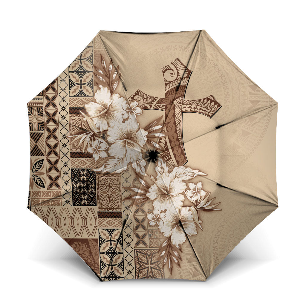 Samoa AIGA Mamanu Siapo Malu Motifs Umbrella
