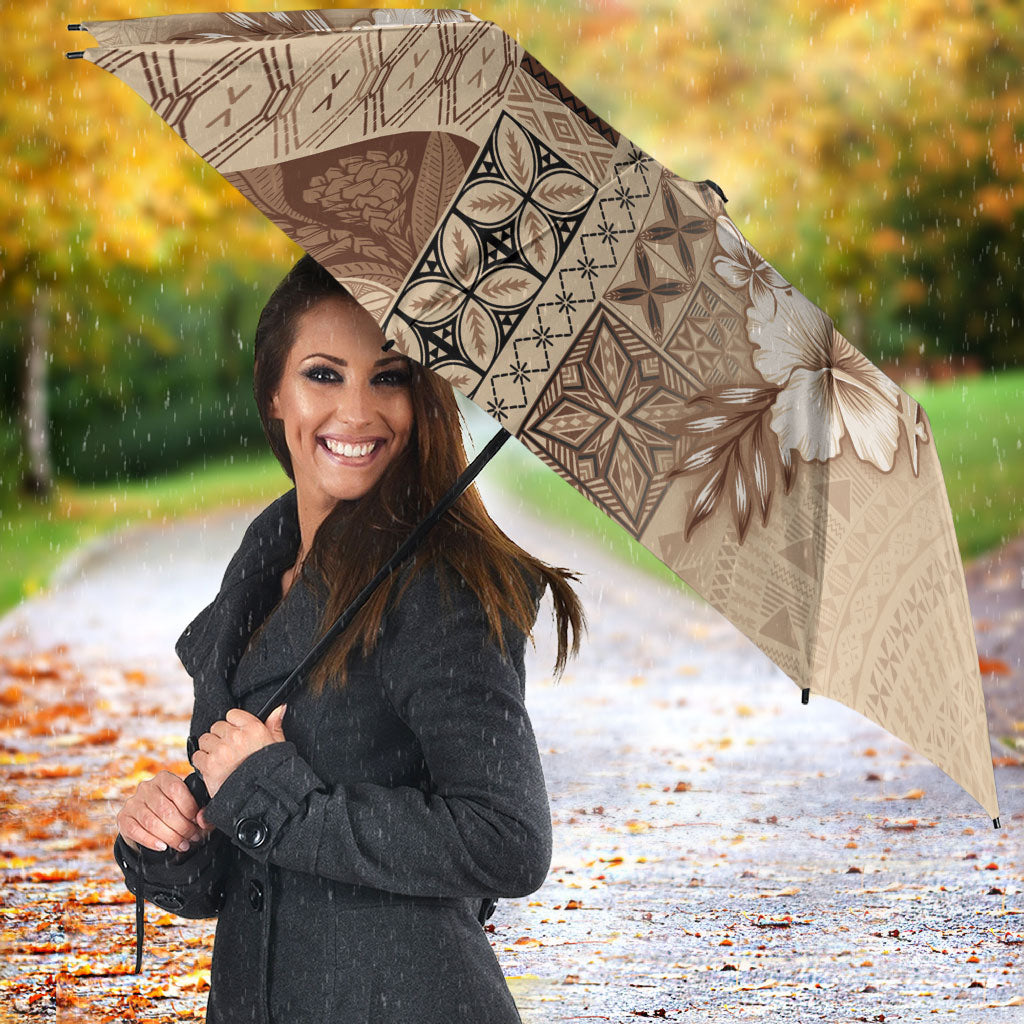Samoa AIGA Mamanu Siapo Malu Motifs Umbrella