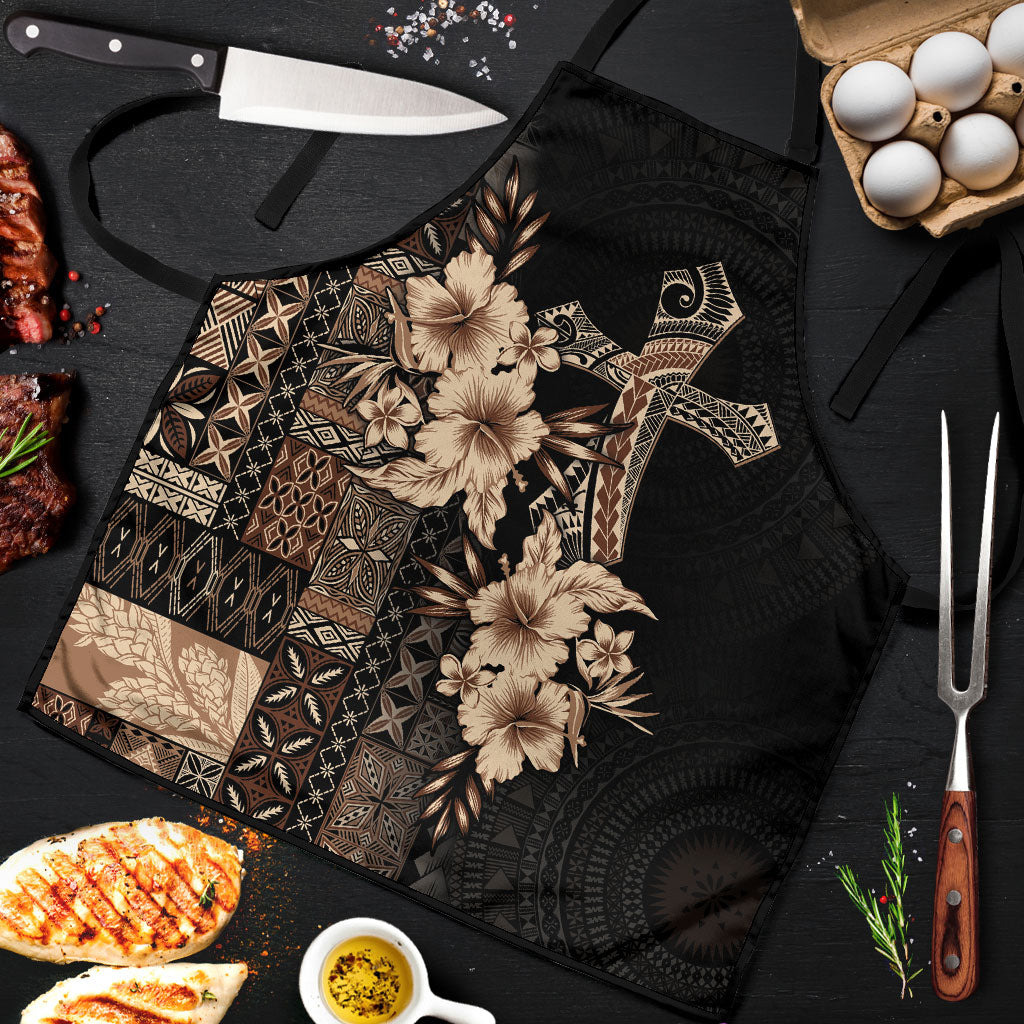 Samoa AIGA Mamanu Siapo Malu Motifs Apron Black Ver
