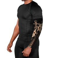 Samoa AIGA Mamanu Siapo Malu Motifs Arm Sleeves Black Ver
