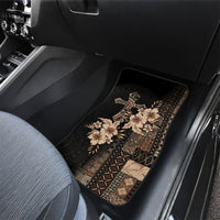 Samoa AIGA Mamanu Siapo Malu Motifs Car Mats Black Ver