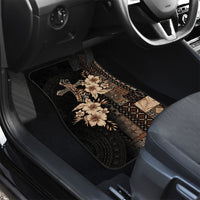 Samoa AIGA Mamanu Siapo Malu Motifs Car Mats Black Ver