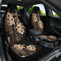 Samoa AIGA Mamanu Siapo Malu Motifs Car Seat Cover Black Ver