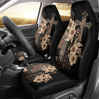 Samoa AIGA Mamanu Siapo Malu Motifs Car Seat Cover Black Ver