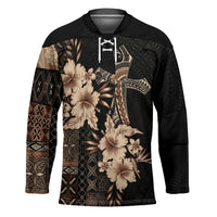 Samoa AIGA Mamanu Siapo Malu Motifs Hockey Jersey Black Ver