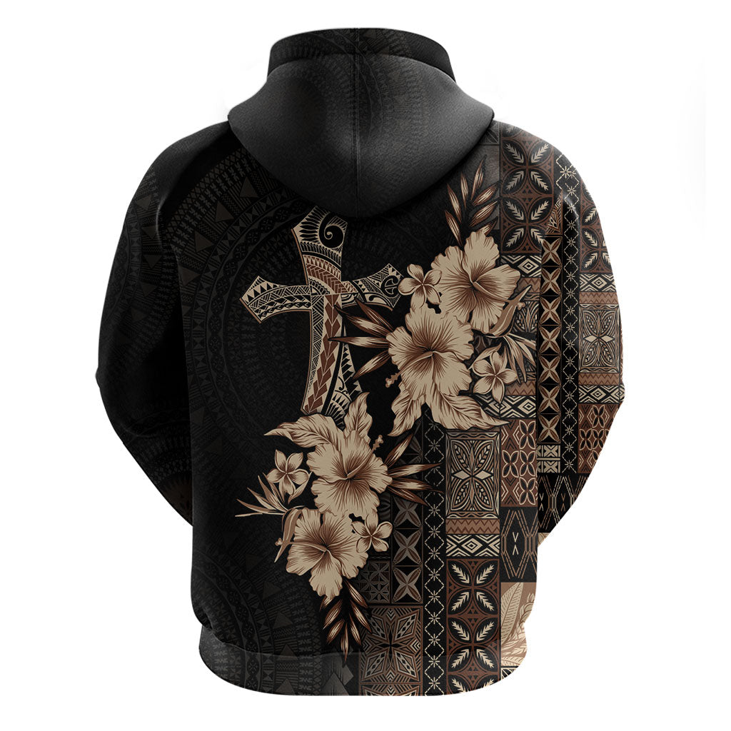 Samoa AIGA Mamanu Siapo Malu Motifs Hoodie Black Ver