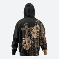 Samoa AIGA Mamanu Siapo Malu Motifs Hoodie Black Ver