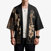 Samoa AIGA Mamanu Siapo Malu Motifs Kimono Black Ver