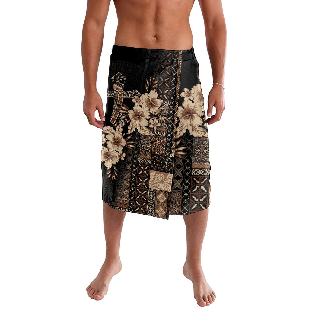 Samoa AIGA Mamanu Siapo Malu Motifs Lavalava Black Ver