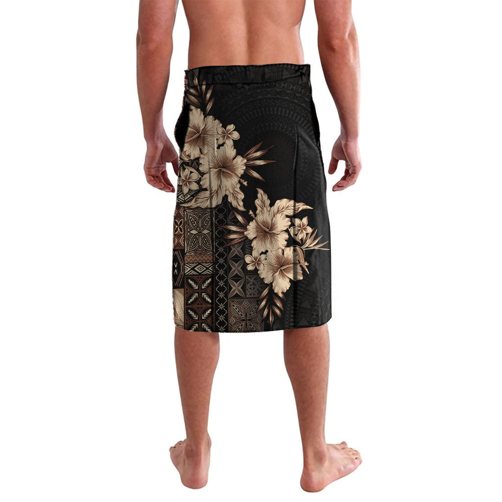 Samoa AIGA Mamanu Siapo Malu Motifs Lavalava Black Ver