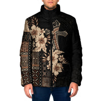 Samoa AIGA Mamanu Siapo Malu Motifs Padded Jacket Black Ver