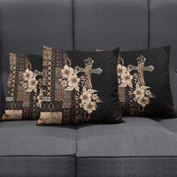 Samoa AIGA Mamanu Siapo Malu Motifs Pillow Cover Black Ver
