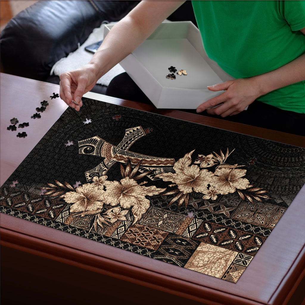 Samoa AIGA Mamanu Siapo Malu Motifs Puzzle Black Ver