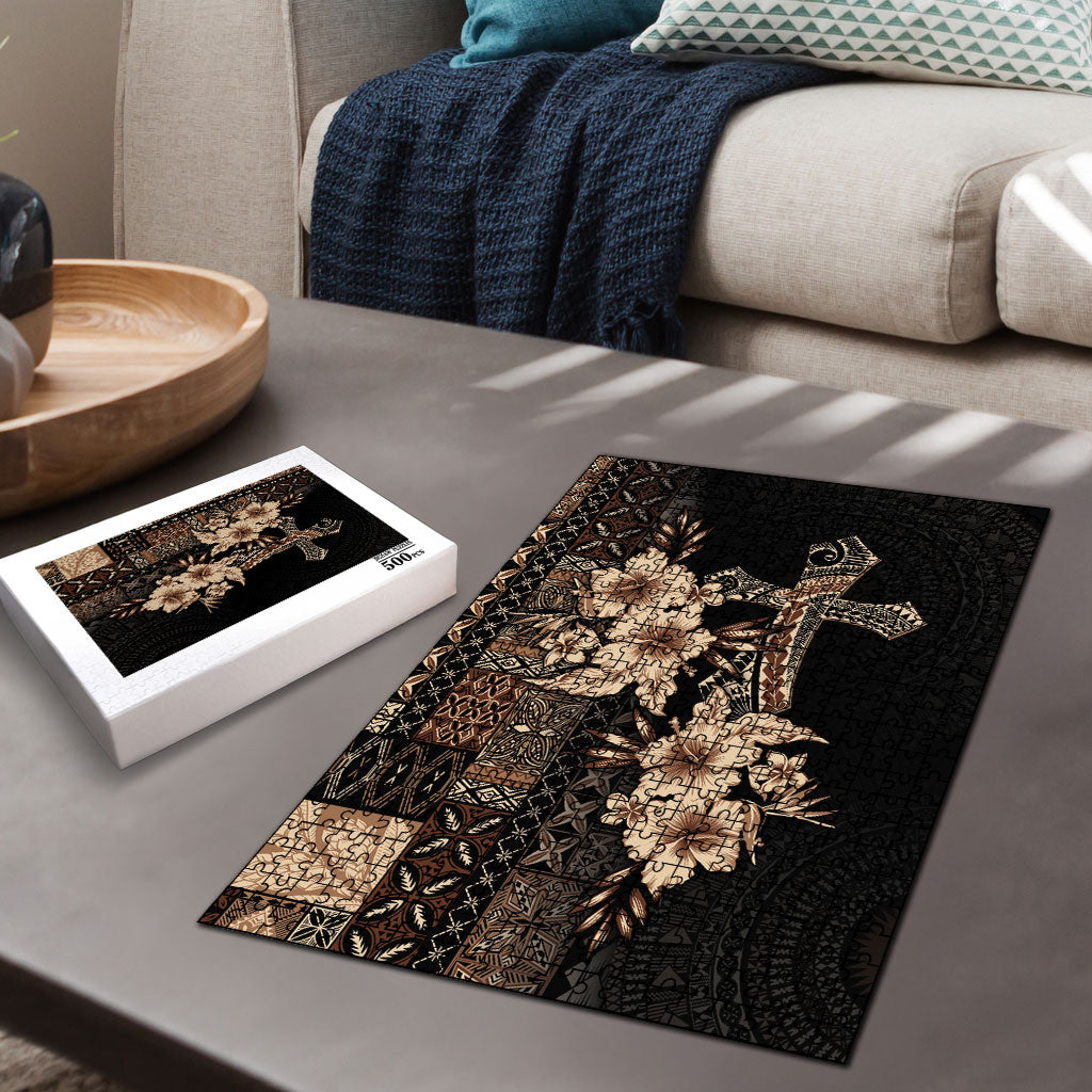 Samoa AIGA Mamanu Siapo Malu Motifs Puzzle Black Ver
