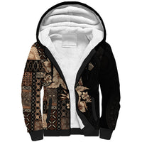 Samoa AIGA Mamanu Siapo Malu Motifs Sherpa Hoodie Black Ver