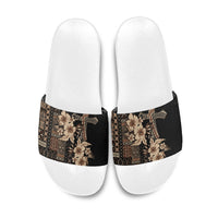 Samoa AIGA Mamanu Siapo Malu Motifs Slide Sandals Black Ver
