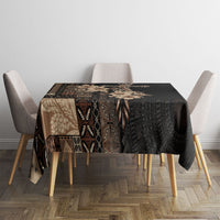 Samoa AIGA Mamanu Siapo Malu Motifs Tablecloth Black Ver