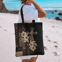 Samoa AIGA Mamanu Siapo Malu Motifs Tote Bag Black Ver