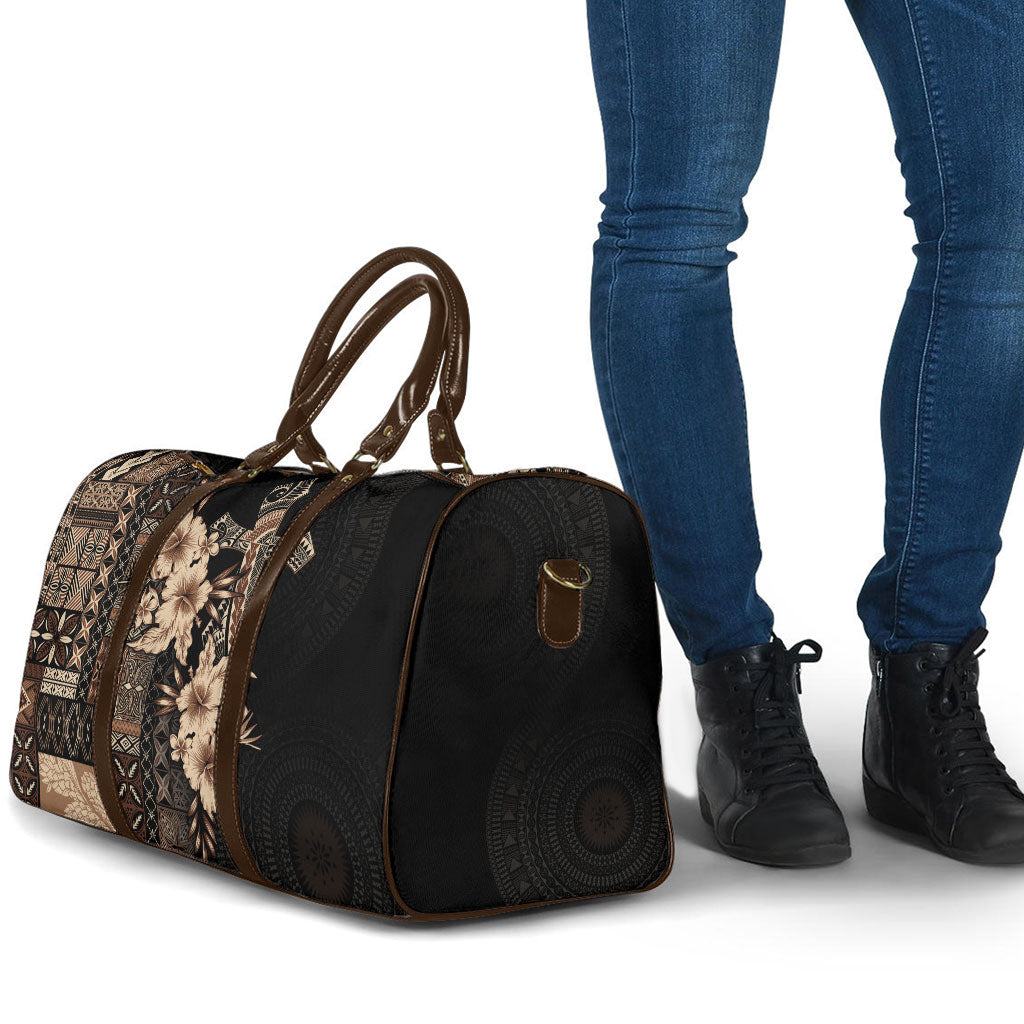 Samoa AIGA Mamanu Siapo Malu Motifs Travel Bag Black Ver