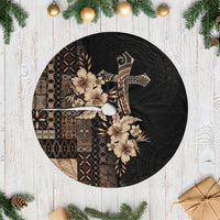 Samoa AIGA Mamanu Siapo Malu Motifs Tree Skirt Black Ver
