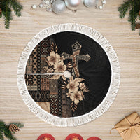 Samoa AIGA Mamanu Siapo Malu Motifs Tree Skirt Black Ver