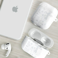 Samoa AIGA Mamanu Siapo Malu Motifs AirPods Case Lotu a Tamaiti White Ver