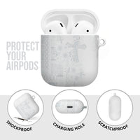 Samoa AIGA Mamanu Siapo Malu Motifs AirPods Case Lotu a Tamaiti White Ver