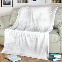 Samoa AIGA Mamanu Siapo Malu Motifs Blanket Lotu a Tamaiti White Ver