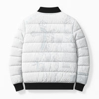 Samoa AIGA Mamanu Siapo Malu Motifs Bomber Puffer Jacket Lotu a Tamaiti White Ver