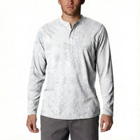 Samoa AIGA Mamanu Siapo Malu Motifs Button Sweatshirt Lotu a Tamaiti White Ver