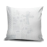 Samoa AIGA Mamanu Siapo Malu Motifs Pillow Cover Lotu a Tamaiti White Ver