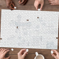Samoa AIGA Mamanu Siapo Malu Motifs Puzzle Lotu a Tamaiti White Ver