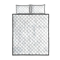 Samoa AIGA Mamanu Siapo Malu Motifs Quilt Bed Set Lotu a Tamaiti White Ver LT7 - Polynesian Pride