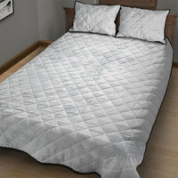 Samoa AIGA Mamanu Siapo Malu Motifs Quilt Bed Set Lotu a Tamaiti White Ver LT7 - Polynesian Pride