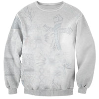 Samoa AIGA Mamanu Siapo Malu Motifs Sweatshirt Lotu a Tamaiti White Ver