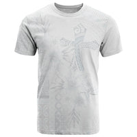 Samoa AIGA Mamanu Siapo Malu Motifs T Shirt Lotu a Tamaiti White Ver